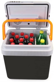 Oliver Voltz OV51448A24 Ψυκτικό κουτί, 24 λίτρα, DC 12V/220-240V, Θέρμανση 50C, Ψύξη 13-18C, Γκρι/πορτοκαλί