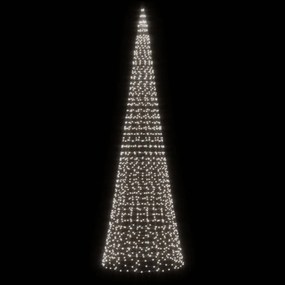 vidaXL Χριστουγεννιάτικο δέντρο LED 1534 LED Ψυχρό Λευκό 500 εκ.