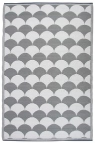 Esschert Design Χαλί Εξωτ. Χώρου Γκρι/Λευκό 180x121 εκ. OC24 - Πολύχρωμο