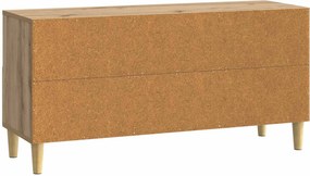 vidaXL Ντουλάπι TV 102 x 34,5 x 50 εκ. Artisan Δρυς Επεξεργασμένο Ξύλο