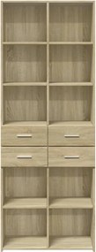 vidaXL Ντουλάπι Sonoma Δρυς 70x42,5x185 εκ. από Επεξεργασμένο Ξύλο