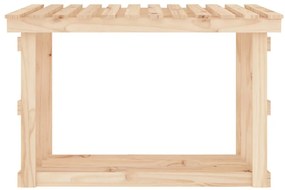 vidaXL Ραφιέρα Καυσόξυλων 108 x 64,5 x 77 εκ. από Μασίφ Ξύλο Πεύκου