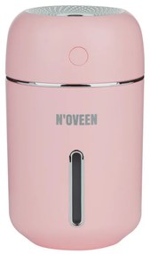 Μίνι υγραντήρας υπερήχων NOVEEN MUH242, 2W, 50ml/h, 2 λειτουργίες, USB, οπίσθιος φωτισμός LED, ροζ