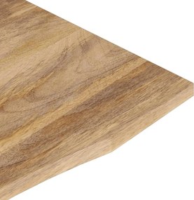 vidaXL Επιφάνεια Γραφείου Καμπύλη 110x50x2,5 εκ Μασίφ Ακατ. Μάνγκο