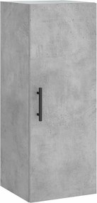 vidaXL Ντουλάπι Γκρι Σκυροδέματος 34,5x34x180 εκ. Επεξεργασμένο Ξύλο