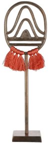 Διακοσμητικό Αγαλματίδιο 8630-2 15x10x50cm Bronze-Pink Supergreens Aluminium