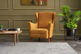 Πολυθρόνα Χρυσό LOLA 80x77x98