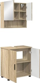 vidaXL Σετ Επίπλων Μπάνιου 2 τμχ. Δρύς Sonoma 61 x 35 x 64 εκ.