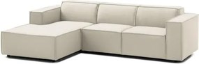 Stewehome Zeus Μπεζ Γωνιακός Καναπές 260x177x177 cm