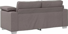 vidaXL Διθέσιος καναπές Taupe 180 cm ύφασμα