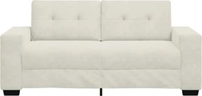 vidaXL Διθέσιος Καναπές-Διάδρομος Κρεμ 180x77x82 εκ. Βελούδο