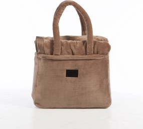 Κουβέρτα Βελουτέ Υπέρδιπλη (230x240) Nef-Nef Homeware Elements Velosso Mocca