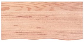 vidaXL Πάγκος Μπάνιου Αν. Καφέ 100x50x(2-4) εκ. Επεξεργ. Μασίφ Ξύλο