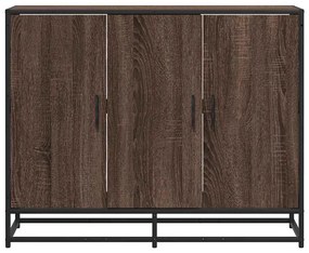 Sideboard καφέ δρυς 94x35x76 cm Κατασκευασμένο ξύλο - Καφέ