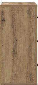 vidaXL Πλαϊνό γραφείο Artisan Oak 40 x 33 x 70 εκ. Επεξεργασμένο ξύλο
