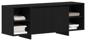 vidaXL Βάση τηλεόρασης - Μαύρη Δρυς - 120x30x40.5 εκ. - Φτιαγμένη από Επεξεργασμένο ξύλο