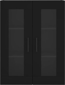 vidaXL Ντουλάπι Τοίχου Μαύρο 69,5 x 34 x 90 εκ.