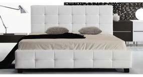 Κρεβάτι διπλό Fidel 160x200 PU Άσπρο