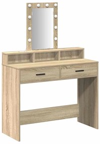 vidaXL Τραπέζι περιποίησης Καφέ 100 x 41 x 140 εκ. Επεξεργασμένο ξύλο