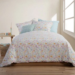 Σεντόνια Valia Με Λάστιχο (Σετ 4τμχ) Multi Nef-Nef King Size 180x235cm 100% Cotton