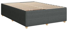 ΚΡΕΒΑΤΙ BOXSPRING ΜΕ ΣΤΡΩΜΑ ΣΚΟΥΡΟ ΓΚΡΙ 140X200 ΕΚ ΥΦΑΣΜΑΤΙΝΟ 3294373