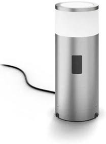 Έξυπνο Επιδαπέδιο Φωτιστικό Led 8W IP65 Χρώμιο Επέκταση RGBW Hue Calla 929003098601 Philips Hue-929003098601-Χρώμιο 929003098601
