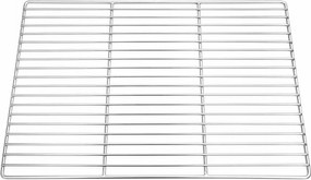 vidaXL Σχάρα ψησίματος Ασημί 50 x 35 cm Ανοξείδωτο ατσάλι