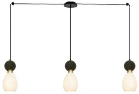 Κρεμαστό Φωτιστικό Οροφής 3xE14 15W IP20 Zambelis-23243-Μαύρο 23243