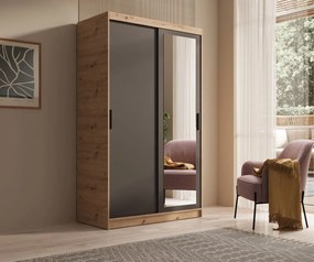 Ντουλάπα Reflecta 120 συρόμενη-Artisan-Mauro