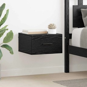 vidaXL Κομοδίνο 2 τεμ. Μαύρη δρυς 35 x 35 x 20 εκ Επεξεργασμένο Ξύλο