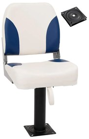 vidaXL Καθίσματα Σκάφους με Ορθοστάτη 360° Περιστροφή