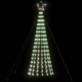 vidaXL Χριστουγεννιάτικο δέντρο LED 275 LED Ψυχρό Λευκό 180 εκ.