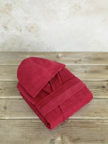 Μπουρνούζι με κουκούλα Zen - Large - Happy Red - Nima Home