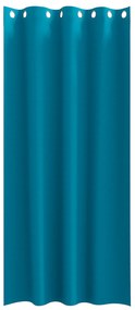 vidaXL Κουρτίνες με κουρτίνες 2 pcs Τιρκουάζ 225 x 140 εκ. Πολυεστέρας