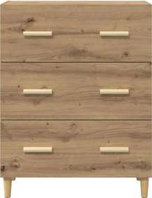 vidaXL Πλαϊνό γραφείο Artisan Oak 69,5 x 34 x 90 εκ.