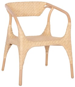 Πολυθρόνα GABE Φυσικό Rattan 62x60x79Υεκ. 62x60x79 εκ.