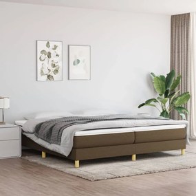 ΠΛΑΙΣΙΟ ΚΡΕΒΑΤΙΟΥ BOXSPRING ΣΚΟΥΡΟ ΚΑΦΕ 200X200 ΕΚ. ΥΦΑΣΜΑΤΙΝΟ 3120641