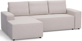 Γωνιακός καναπές Nilla-Ekrou-Αριστερή - 258.00Χ159.00Χ92.00cm