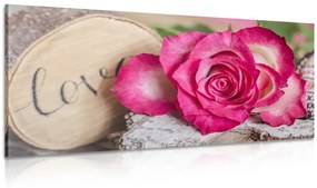 Εικόνα τριαντάφυλλο Αγάπη - 100x50