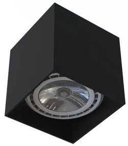 Φωτιστικό Σποτ Οροφής Downlight GU10 LED 15W IP20 Cobble Nowodvorski 7790 Μαύρο