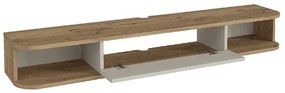 ΕΠΙΠΛΟ ΤΗΛΕΟΡΑΣΗΣ ΕΠΙΤΟΙΧΙΟ CROSS MEGAPAP ΜΕ LED ΧΡΩΜΑ SEPET OAK - SANDSTONE 150X29,6X19,2ΕΚ.