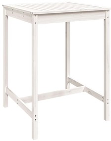 vidaXL Σετ Επίπλων Μπαρ 3 Τεμαχίων Λευκό από Μασίφ Ξύλο Πεύκου