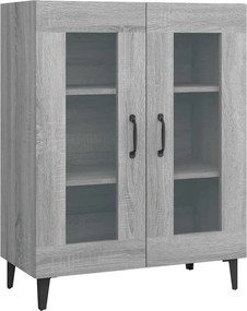 vidaXL Ντουλάπι Γκρι Sonoma 69,5 x 34 x 90 εκ. από Επεξεργασμένο Ξύλο