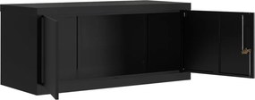 vidaXL Αρχειοθήκη Μαύρη 90 x 40 x 40 εκ. από Ατσάλι