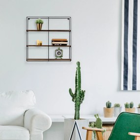 Wall Shelf Sunflower Black
Walnut