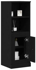 vidaXL Μπουφές Μαύρη Οξυά 36 x 35.5 x 103.5 εκ Επεξεργασμένο ξύλο