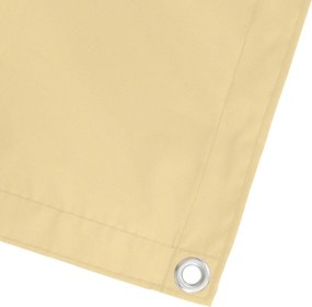 vidaXL Οθόνη Μπαλκονιού Άμμος 100 x 200 cm Ύφασμα Όξφορντ