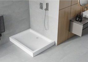 Mexen Rio ορθογώνιος ντουζιέρα 100 x 80 cm, λευκή - 45108010