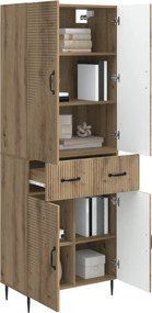 vidaXL Σέτ Ντουλαπιών 2 τμχ. Artisan Δρυς Επεξεργασμένο Ξύλο