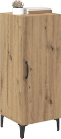 vidaXL Πλαϊνό γραφείο Artisan Oak 34,5 x 34 x 90 εκ.